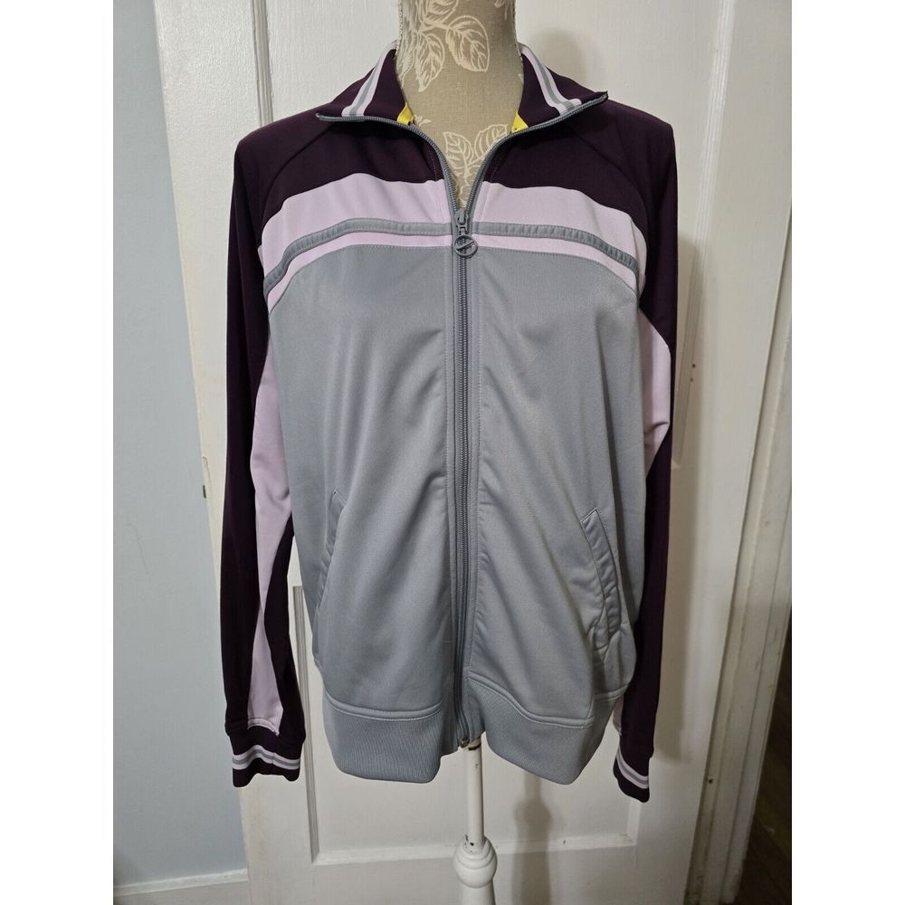 Girl's Nike Track Full Zip Jacket Size XL Purple Gray